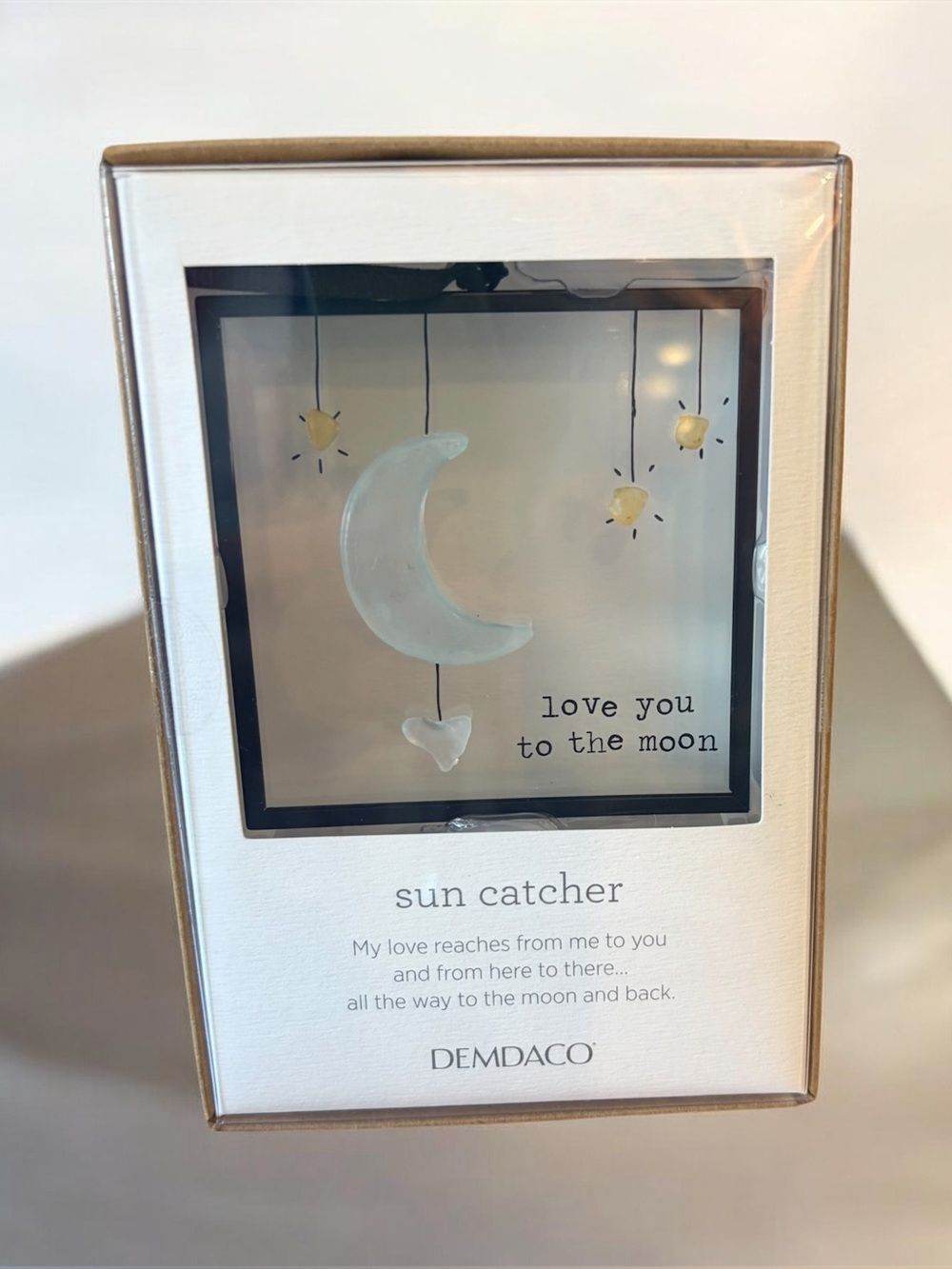 DEMDACO Sun Catcher "Love You to the Moon"